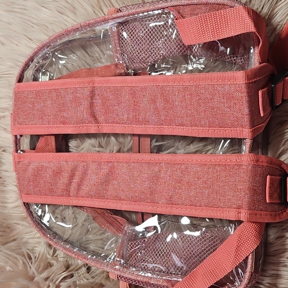 Pink Clear Backpack NWOT - Picture 7 of 8